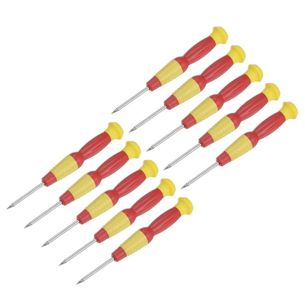 Precisión Destornillador, 0,8mm Estrella Cabeza para Reloj Lentes Electrónica Reparación, 10uds