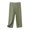 Army Green, variant on JIKNTTR Fashion Pants For Women Summer Cropped Pants Thin Style Home Plus Size High Waist Pajamas Soft Casual Work Outfits