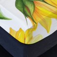 thumbnail image 4 of 2/3pcs Sunflower Fitted Sheet Set Children Adult Soft Cozy Bedding Set with Pillowcase,Queen (60"x80"), 4 of 5