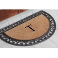 thumbnail image 3 of A1HC Natural Coir Monogrammed Door Mat For Front Door, 30"x48", Anti-Shed Treated Durable Doormat for Outdoor Entrance, Heavy Duty, Low Profile, Easy to Clean, Long Lasting Front Porch Entry Rug, 3 of 3