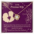 thumbnail image 1 of To My Wife 100% Love Infinity Knot Necklace Message Card, 1 of 7