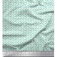thumbnail image 1 of Soimoi Green Moss Georgette Fabric To The End Text Fabric Prints By Yard 42 Inch Wide, 1 of 3