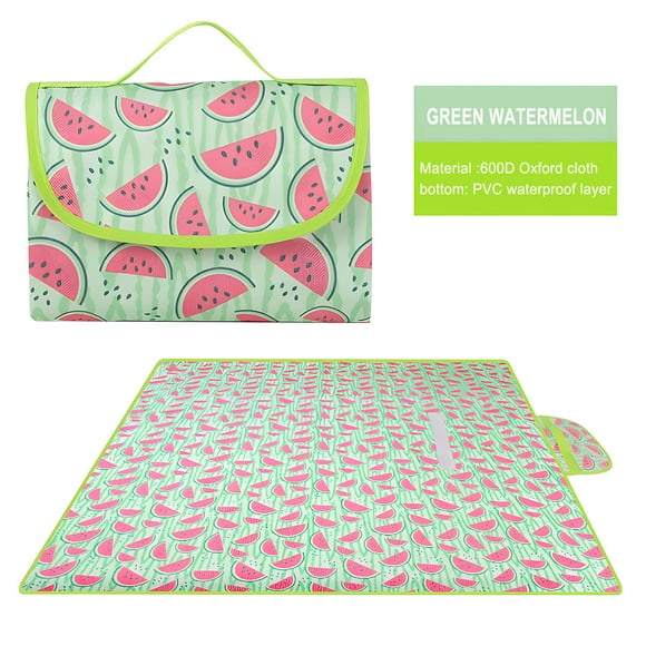 Outdoor Picnic Blanket, Staron 2026 Waterproof Sand-Free Large Camping Mat, 150x100cm Easy Clean Foldable Travel Beach Blanket for Family