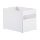 thumbnail image 2 of Caja De Almacenamiento De Plástico Organizador de cesta de almacenamiento de plástico blanco para cajón Rkxzt, 2 of 6