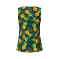 thumbnail image 6 of Goofa Pineapples with Palm Leaves Printed Womens Workout Tops for Women Sleeveless Yoga Shirts Athletic Running Tank Tops Sleeveless Gym Clothes Workout Apparel-Small, 6 of 9
