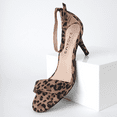 thumbnail image 5 of J. Adams Dove Leopard Comfortable and Stylish Stiletto Heels for Women – Open Toe Sandals Ankle Strap Dress Shoes Heel, 5 of 6