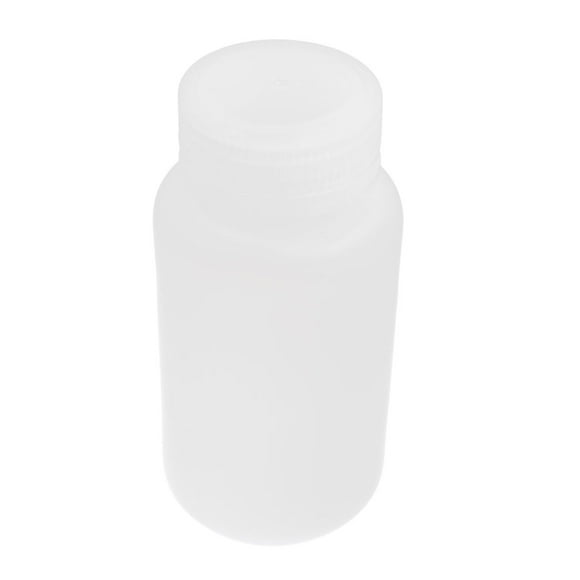 Unique Bargains 250ml 8 oz White Plastic Cylinder Shaped Chemical Reagent Bottle
