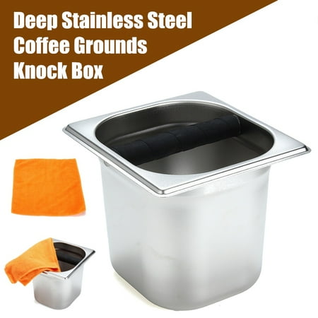 Coffee Knock Appliances Box Espresso Grinds Tamper Waste