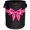 Breast Cancer Awareness, variant on Faux Cowhide Patchwork  Laundry Basket Oxford Cloth Funny Texture Laundry Hamper With Handle Foldable Portable Clothes Storage Basket 18.9 X 16.5 Storage Bag For Laundry Room/Bathroom/Bedroom