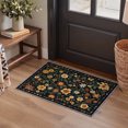 thumbnail image 5 of KUETH 8x10 Machine Washable Modern Floral Rug for Living Room, Large Soft Low Pile Non Slip Backing Area Rug, Midnight Navy Rug for Bedroom Dining Room Office, 5 of 5
