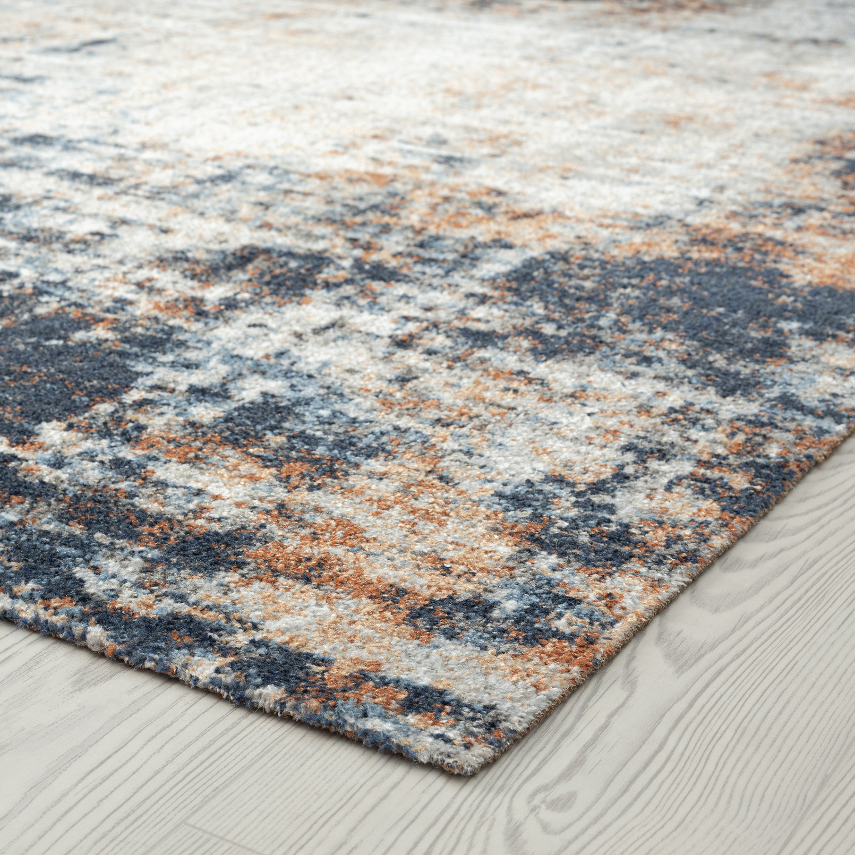 Contemporary 5x8 Area Rug (5'3'' x 7'3'') Abstract Multi, Multi Living Room Easy to Clean