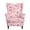 Blush Pink, variant on Cugasmaru Red Bow Wingback Chair Covers Stretch Spandex Wing Chair Slipcovers Fall Autumn Printed Non-Slip Single Seater Sofa Cover for Living Room Home Decor
