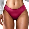 thumbnail image 5 of HVOBTTY Breathable Panties for Women, Womens Underwear Plus Size, Women's Drying Ice Silk Thong Seamless Low Waist Underwear Plus Size Pants Hot Pink, L, 5 of 5