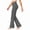 Gray, variant on Bootcut Work Pants for Women, 80% Polyester 20% Spandex 4-Way Stretch Dress Trousers with Mock Fly and 2 Back Pockets