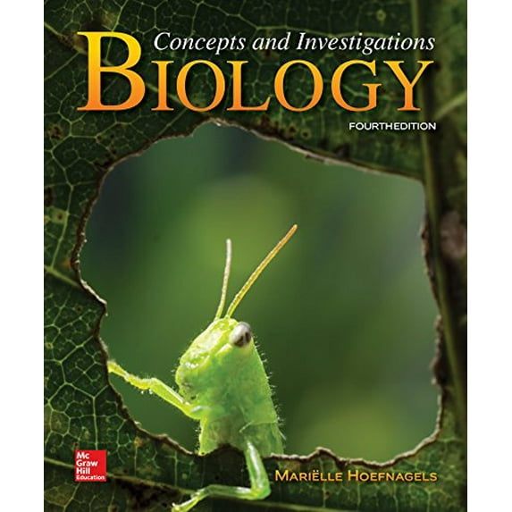 Pre-Owned Loose Leaf Version for Biology: Concepts and Investigations, 9781260152128, 126015212X, Paperback, 4 edition