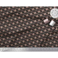 thumbnail image 2 of Soimoi Moss Georgette Fabric Geometric Small Printed Craft Fabric by The Yard 42 Inch Wide, 2 of 3