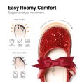 thumbnail image 3 of DREAM PAIRS Toddler Girls Mary Jane Flats, Wide Fit Black Dress Shoes with Cushioned Insole, Adjustable Hook & Loop Strap, Comfortable Non-Slip Uniform Shoes for Little Kids, 3 of 7