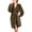 Brown, variant on fheaev Fleece Robes For Women Winter Plush Warm Bathrobes Household Clothes Comfy Soft Nightgown Thickened Spa Long Robe House Coat Sleepwear Housecoat With Pockets Belts