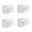 Gray, variant on Vikakiooze 2023 Home Storage and Organization 4Pc Data Cable Wire Cable Manager Punch-free Network Cable Routing Mobile Phone Cable Storage Holder