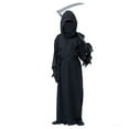 thumbnail image 4 of Kids Halloween Cosplay Costume Suit,Black Death Devil Romper, 4 of 6