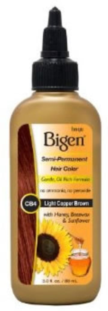 Bigen Semi Permanent Hair Color #CB4 Light Copper Brown 3 oz