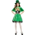 thumbnail image 2 of Odeerbi Mommy And Me Dress Up Matching Outfits Women's 2025 Fashion Spring Saint Patrick Dress Goblin Dwarfs Hat Tippet Tops, 2 of 8