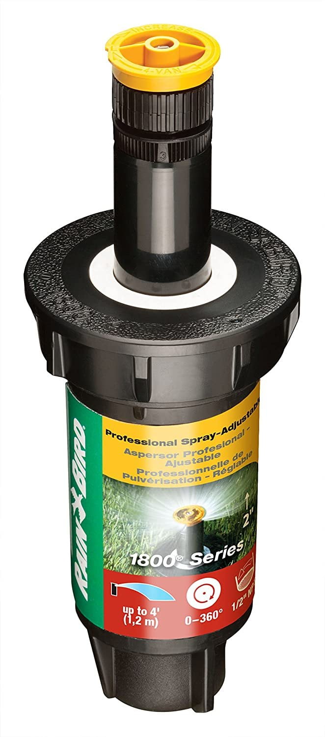 Rain Bird VAN 4" Pro Pop Up Sprinkler Head w Adjustable 4'-15' 0-360 Repair Kit 