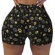 thumbnail image 2 of Fotbe Gold Dog Paw Shorts Sin Costuras – Shorts Deportivos de Cintura Alta para Mujer, Elásticos para Gimnasio, Yoga, Running o Ciclismo-Medium, 2 of 8