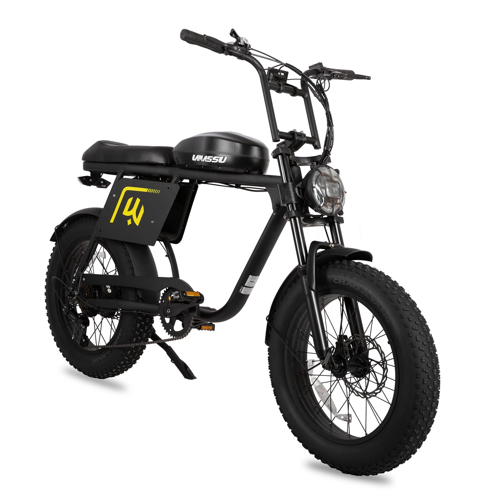 HILAND 750W Electric Cruiser Bikes for Adults, 20 inch Fat Tire