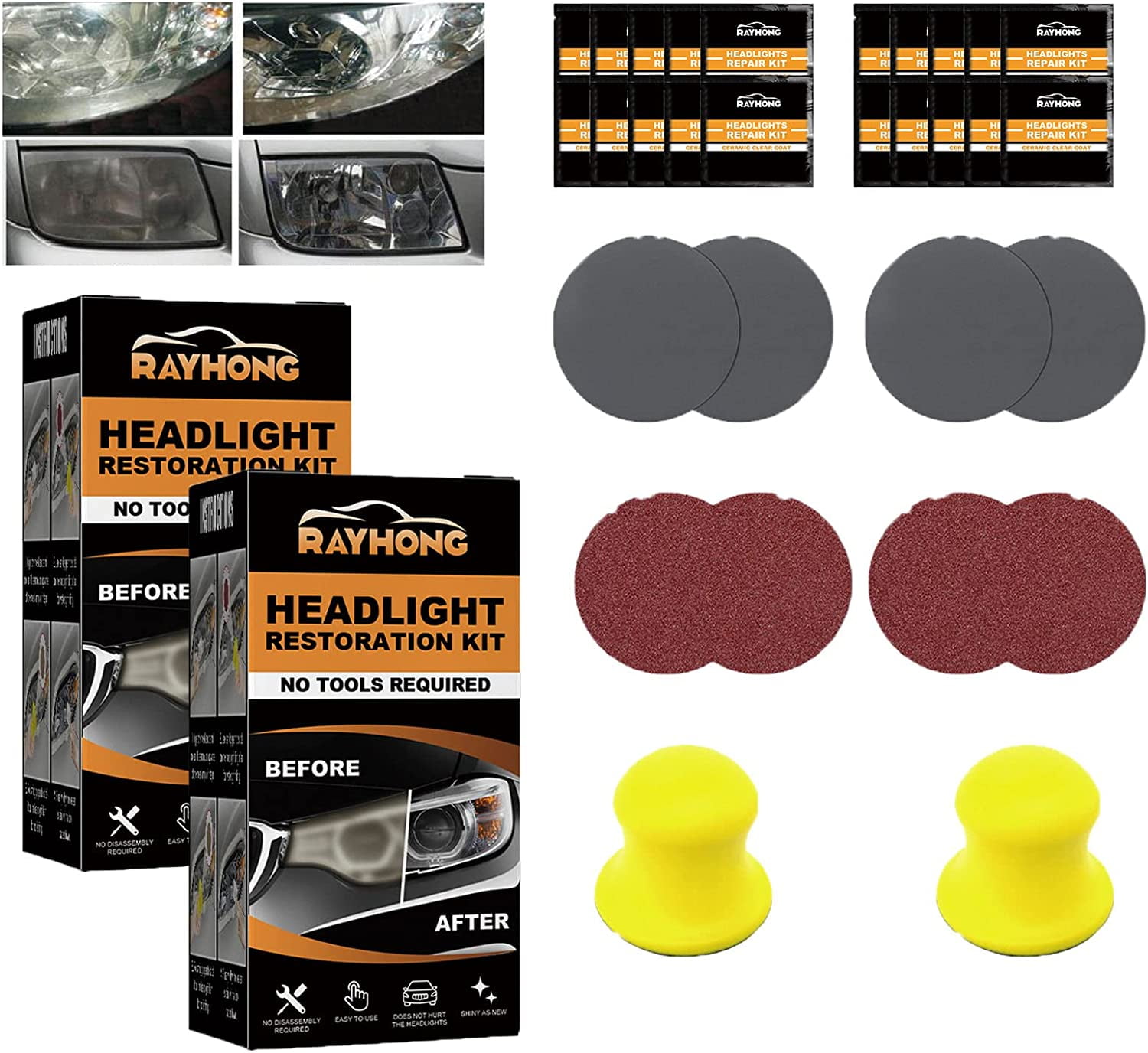 Restowipes Headlight Restoration Kit,Restowipes Headlight Restore