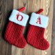 thumbnail image 5 of Woolen Letter Christmas Stocking Ornament Candy Stocking Letter, Letter Candy Stocking Ornament, Christmas Stocking Style, Decorative Letter, Festive Candy Holders, Foldable Design, Wooden, 5 of 8