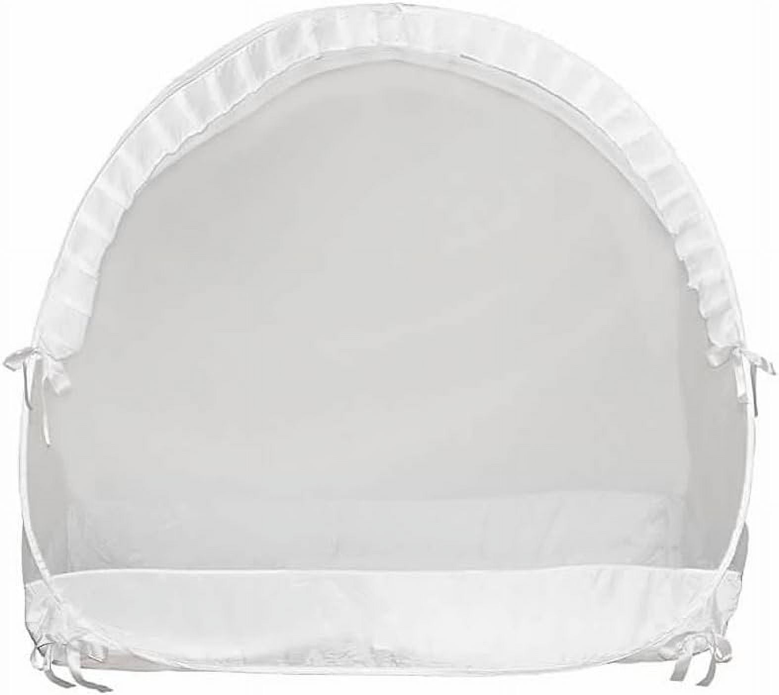 Dream8teen Mesh Cover Crib Tent to Keep Baby Climbing Out or in, Mosquito Net for Crib, White