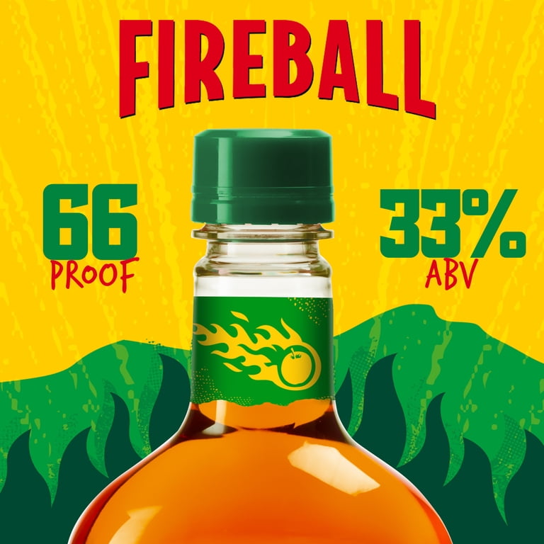 Fireball Blazin Apple Cinnamon Whisky, 750ml, 66 Proof, Plastic