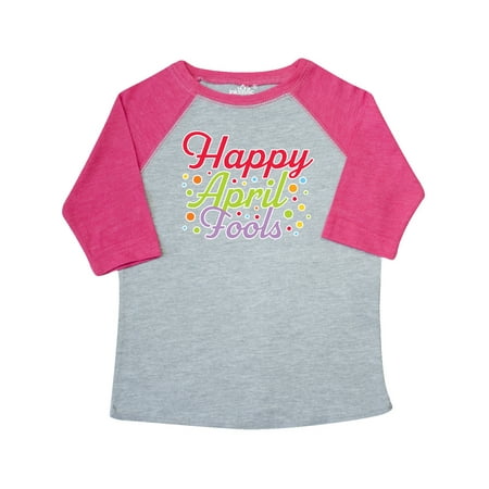 

Inktastic Happy April Fools with Colorful Dots Gift Toddler Boy or Toddler Girl T-Shirt