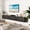 Black, variant on Floating TV stand Wall,Floating entertainment center TV Cabinet,Modern Wall Mounted Media Console with 2 Drawers and 1 silent cache door ,TV stands for living room Home Office (White, 70.8'')