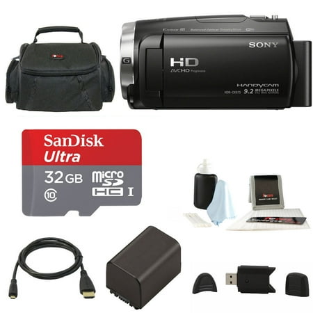 Sony HDR-CX675 Handycam Full HD 1080p Camcorder w/ 32 GB Micro SD Card