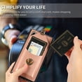 thumbnail image 2 of Crossbody Wallet Women Case for Samsung Note 10,[RFID Blocking] Credit Card Holder with Should Strap,Premium PU Leather Purse Metal Buckle Folio Flip Cover for Samsung Galaxy Note 10, Rosegold, 2 of 8