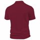 thumbnail image 4 of Blusa y camisa de manga corta con cuello vuelto para hombre, blusa de verano informal de color liso de manga corta, blusa de moda para hombre, blusa de poliéster., 4 of 4