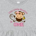 thumbnail image 4 of Inktastic Little Monkey Girl 1st Birthday Girls Baby Dress, 4 of 5