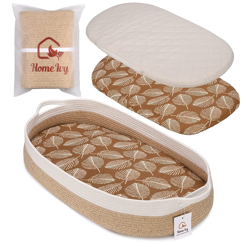 Baby changing basket Moses table pad includes thick foam pad