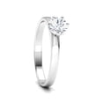 thumbnail image 5 of 2.00 Ct Wonderful Round Natural Moissanite Diamond Engagement Rings for Ladies Fine 14K White Gold, 5 of 9
