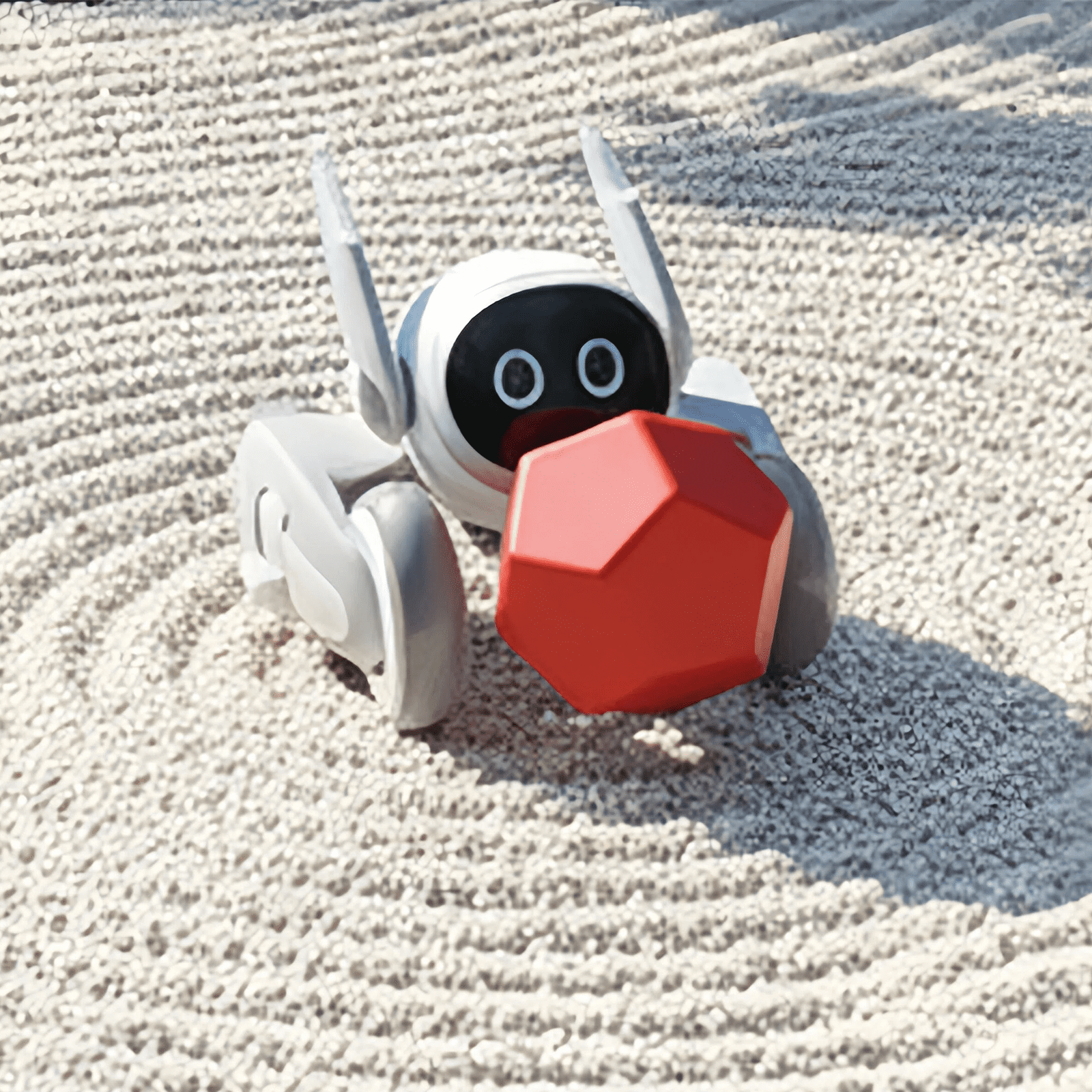 Replacement Smart Ball Toy for Loona Petbot, Interactive Robot Ball, Durable Rolling Toy Optimized Size Smooth Play for Indoor Fun, Red