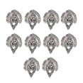 thumbnail image 2 of sunsanly 10Pcs Nail Art Alloy Three-dimensional Shining Non-falling Sparkling DIY Mini Nail Art Decoration Silver Bow Ornament Nail Salon Supply, 2 of 8