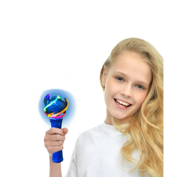 Fun Central (AU264) 12 pcs Assorted LED Spinning Wand, LED Light Up