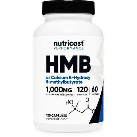 Nutricost HMB Supplement 1000mg (120 Capsules)