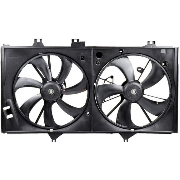 ECCPP Condenser Radiator Cooling Fan Assembly Replacement fit for 2012-2017 Toyota Camry 2.5 L