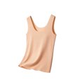 thumbnail image 4 of IUYRTFE Women's Sleeveless Round Neck Tank Top Stretch Fitted Basic Camisole for Layering and Daily Wear, 4 of 7