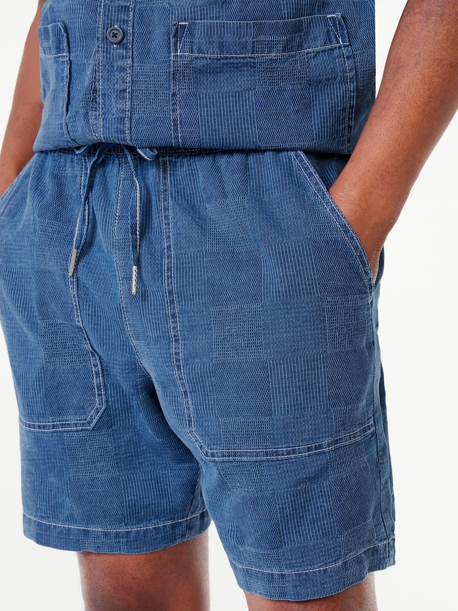 Free Assembly Men's Patchwork Shorts