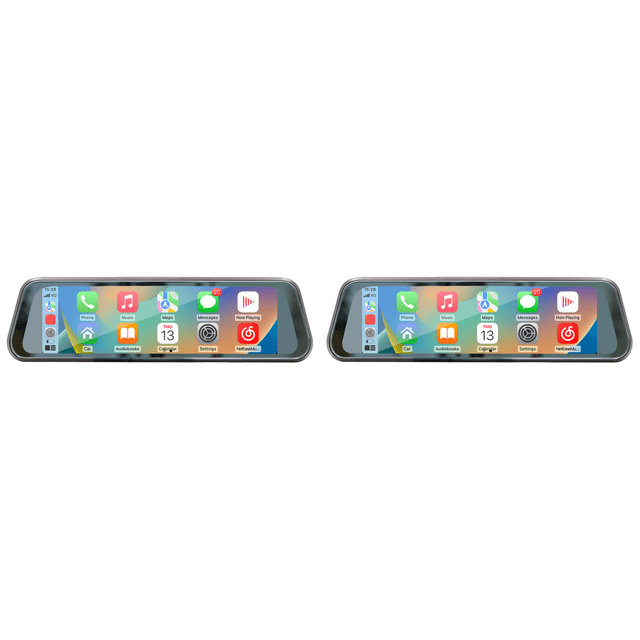 Radio Coche 9 36 Pulgadas Mirrolink Inalámbrico CarPlay Android Auto Compatible Con Dientes Azul