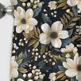 thumbnail image 2 of Designart "Timeless White And Green Floral Joy" Floral Blackout Curtain Single Panel, 2 of 4
